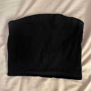 Silence + Noise Black tube top